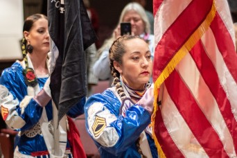 Spiritual empowerment: sisters-in-arms help Native American Soldier overcome tragedy