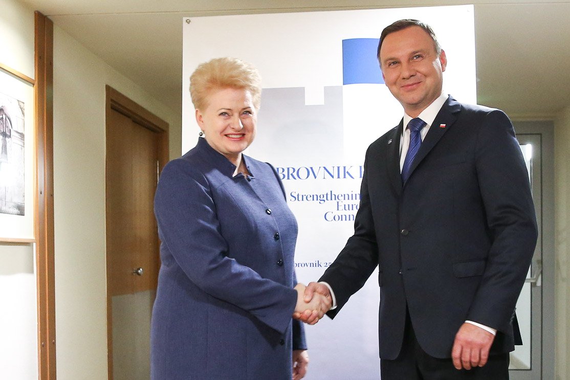 Duda spotkał się z Grybauskaite, nowe logo AWPL-ZChR i polscy kolarze jadący przez Litwę. Tydzień minął