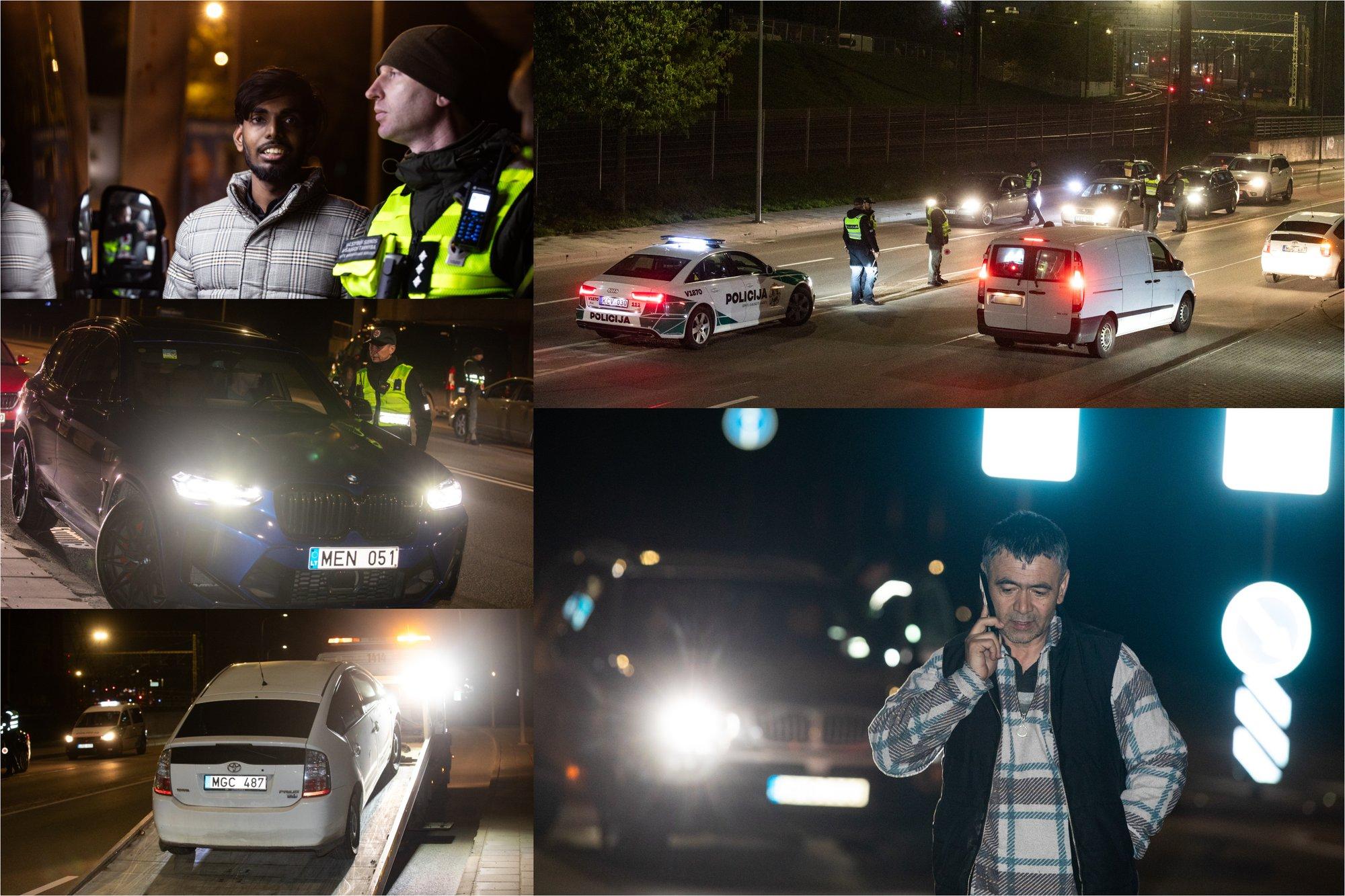 Рейд в Вильнюсе: попались 7 мигрантов, 4 нелегальных водителя-иностранца и водитель без прав