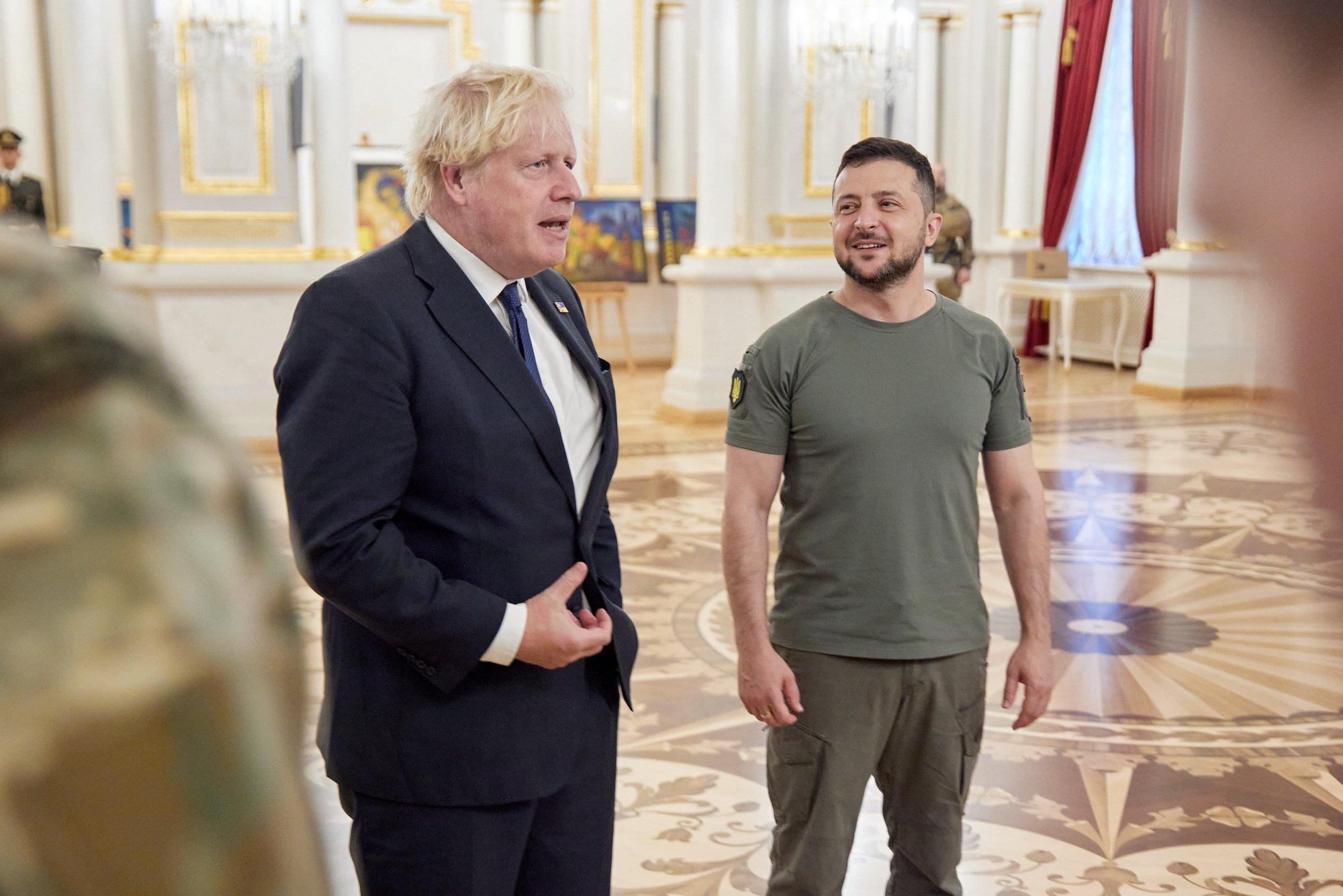 Джонсон снова приехал в Украину и встретился с Зеленским