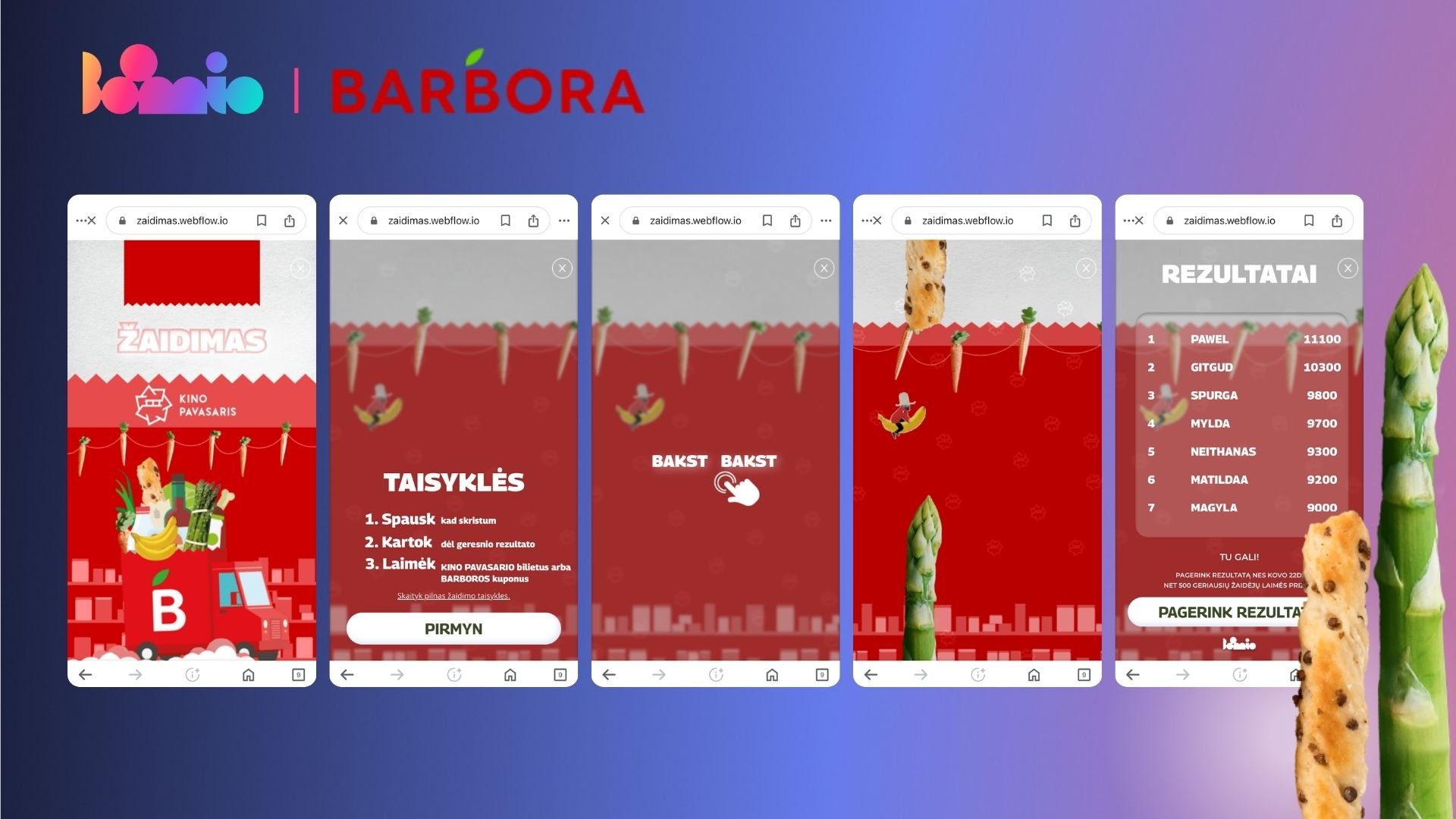 „Barboros“ interaktyvus žaidimas stebino rezultatais: klientai rekordininkai, 150 tūkst. sužaistų sesijų ir aplenktas „TikTok“