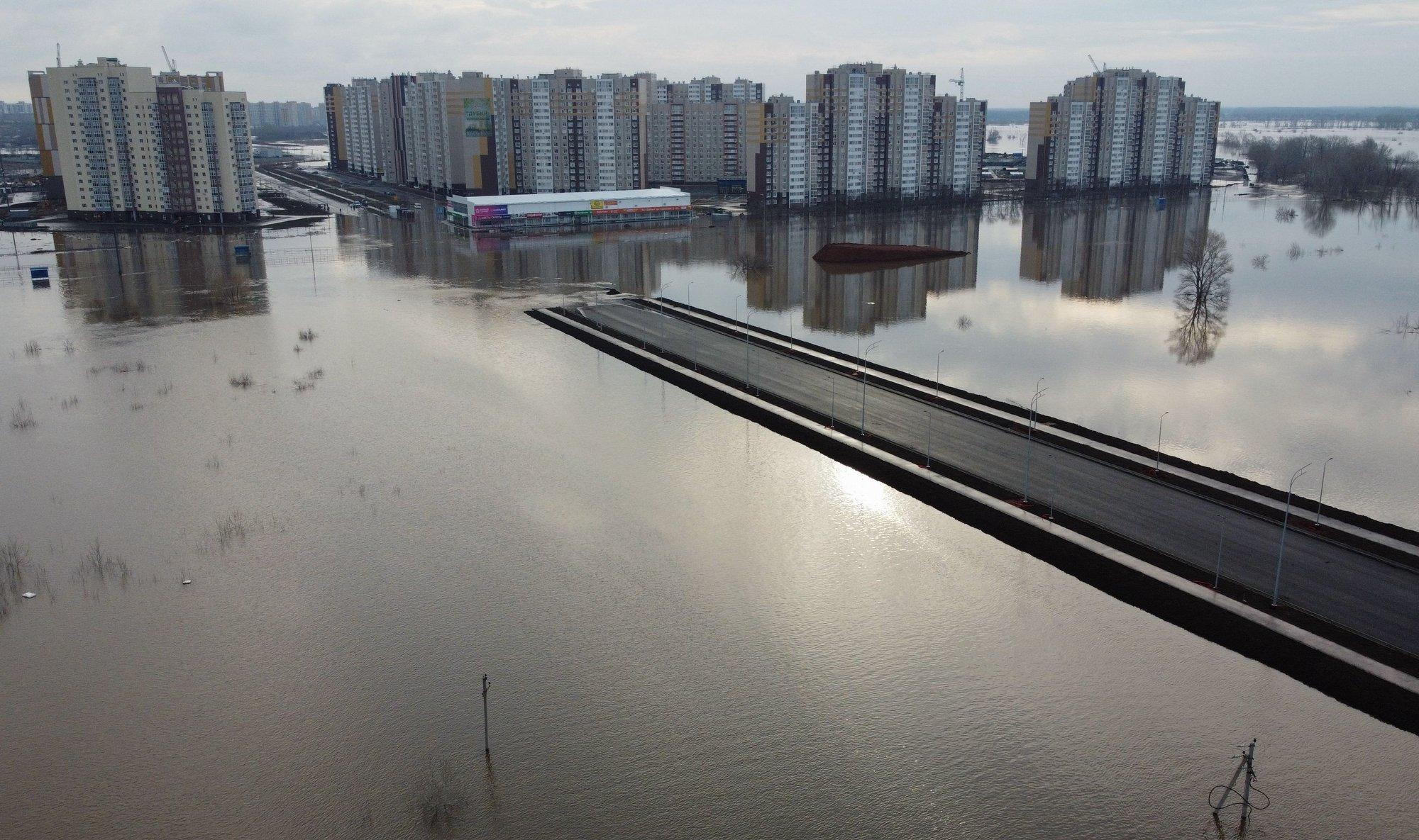 Potvynis Orenburgo srityje, Rusijoje