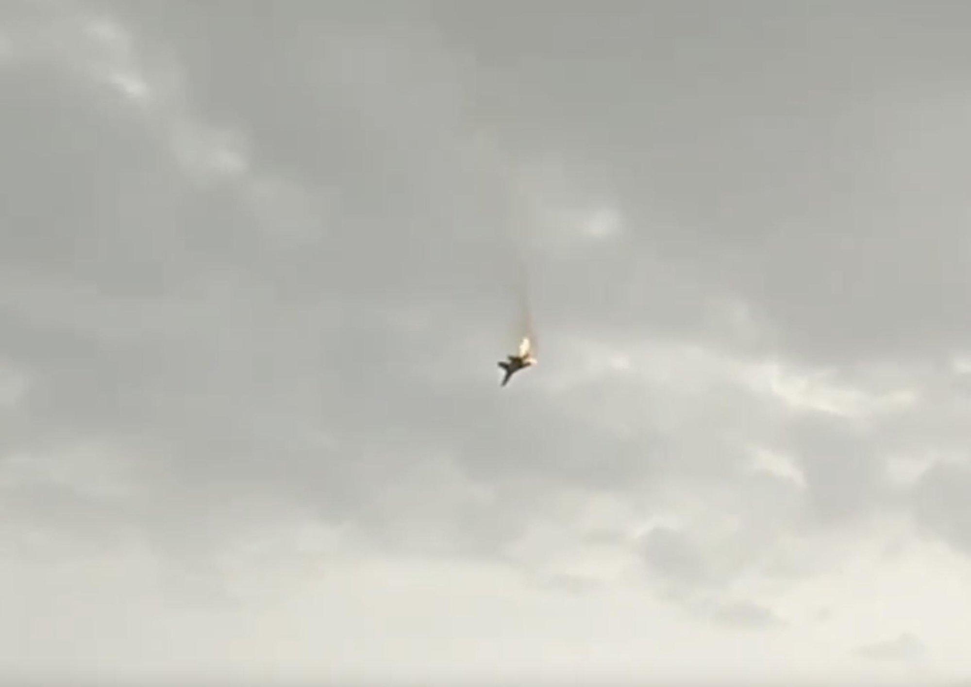 В море около Севастополя упал российский военный самолет