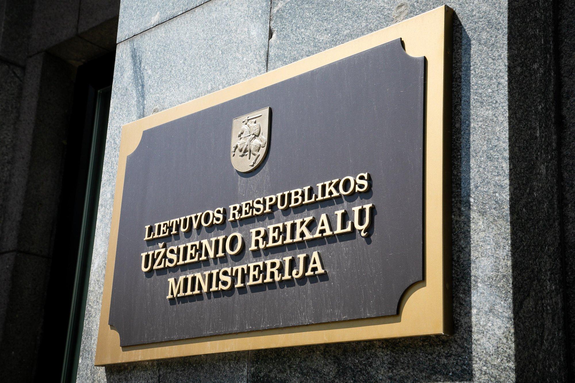Lithuania expresses strong protest to Belarus over disinformation
