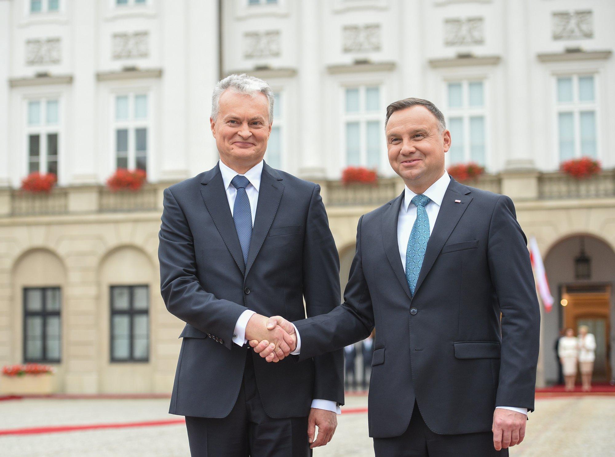 Президенты Литвы и Польши наблюдали за ходом совместных военных учений