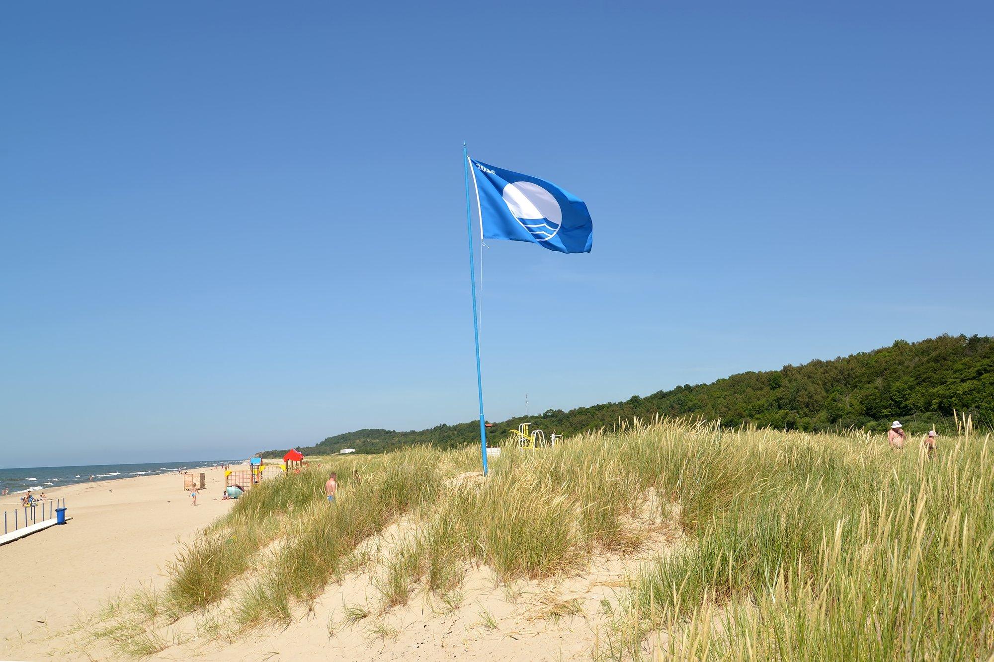 В этом году голубой флаг получили 7 литовских пляжей: три из них в Вильнюсе
