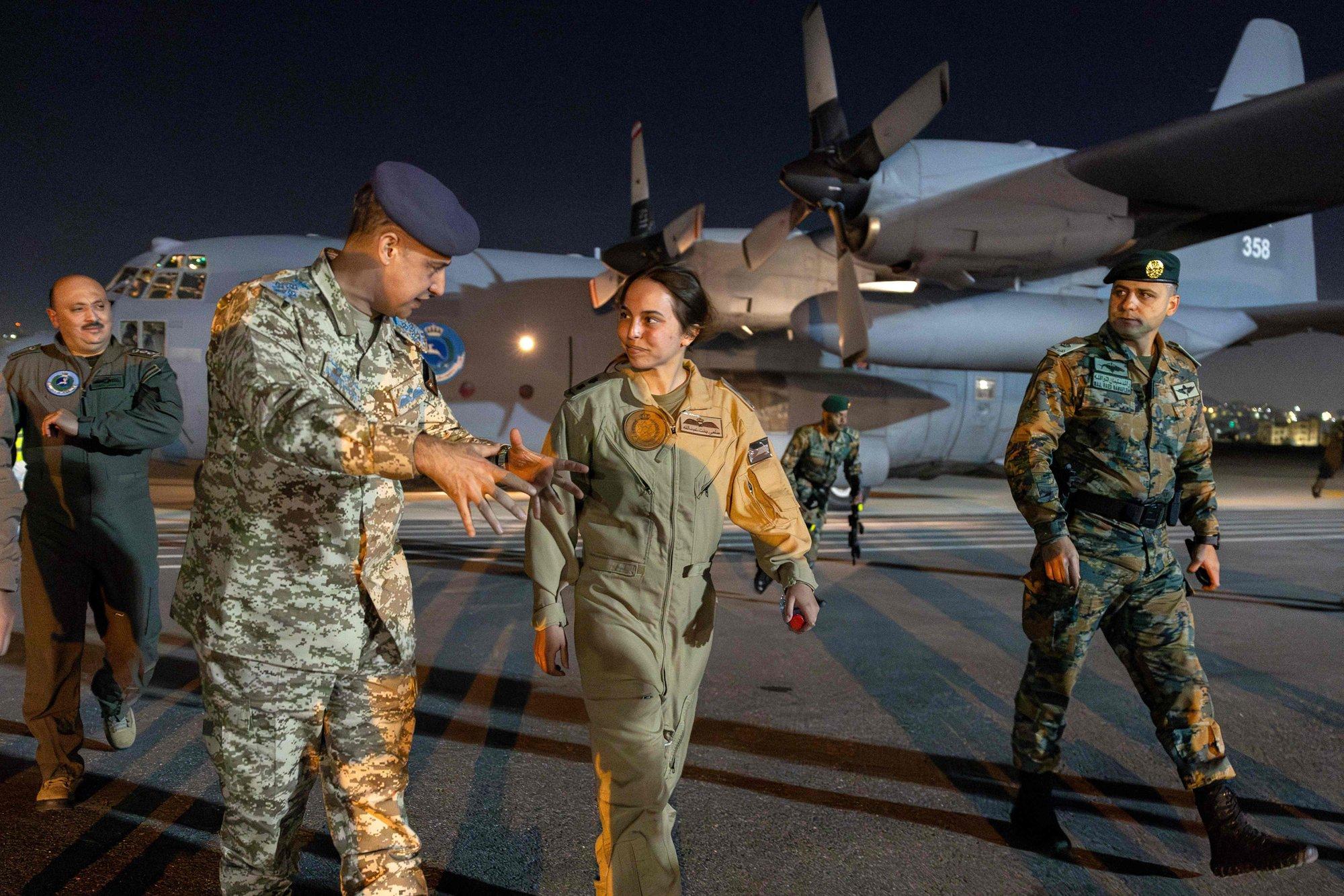 Ar Jordanijos princesė numušė 6 Irano dronus?