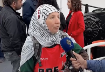 One of the Gaza Freedom Flotilla campaigners