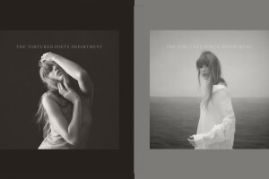 Taylor Swift's ‘THE TORTURED POETS DEPARTMENT’ cover images. 