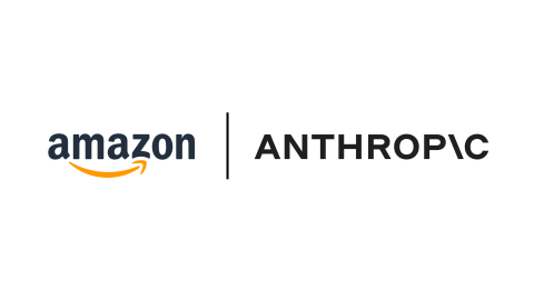 Side-by-side logos for Amazon and Anthropic.