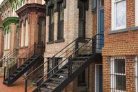 The design history of the English basement in D.C. is inextricably linked to its parent structure, the row house.