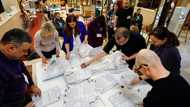 Final day of the presidential election in Moscow 