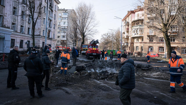 Kyiv Hit By Missiles In Three-Hour-Long Raid 