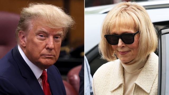 Donald Trump and E. Jean Carroll 