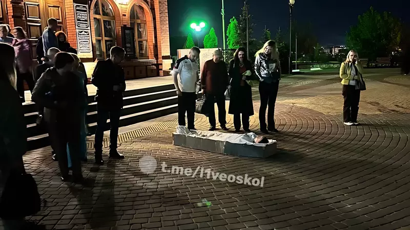 Посреди города в Белгородской области заметили девушку в гробу: что это было?