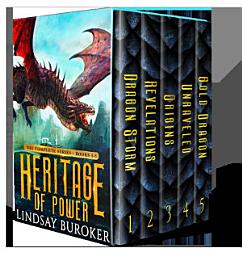 Icon image Heritage of Power (The Complete Series, Books 1-5): An epic fantasy dragon series