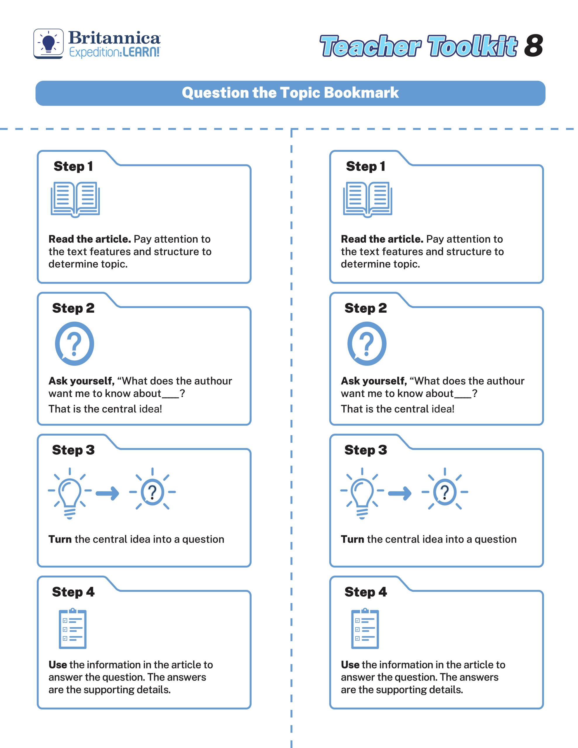 Teacher Toolkit 8