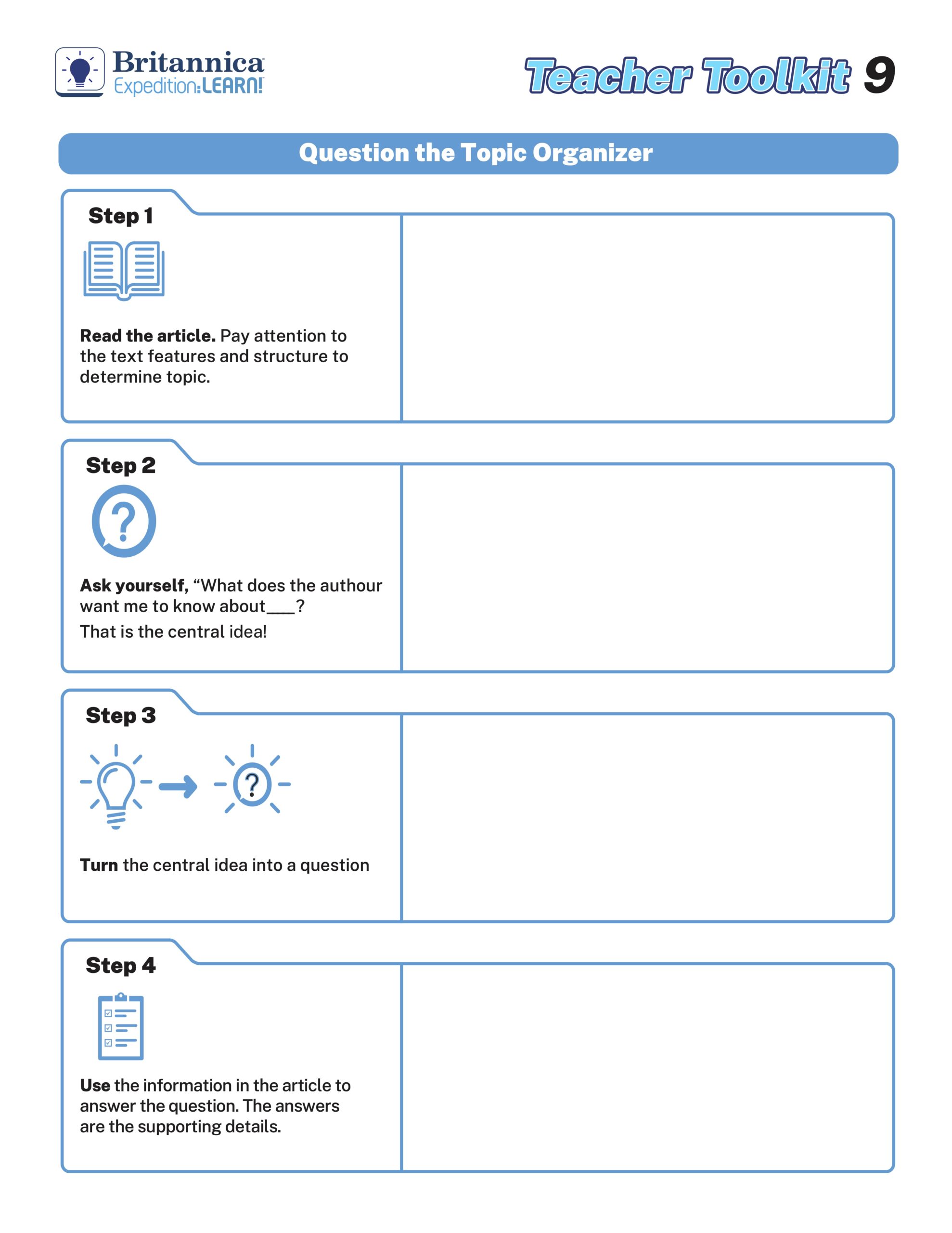 Teacher Toolkit 9