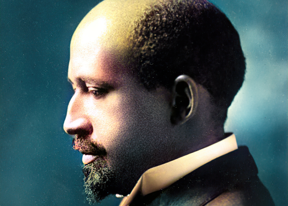 WEB Du Bois, 1911 - image has been digitally colorised using a modern process