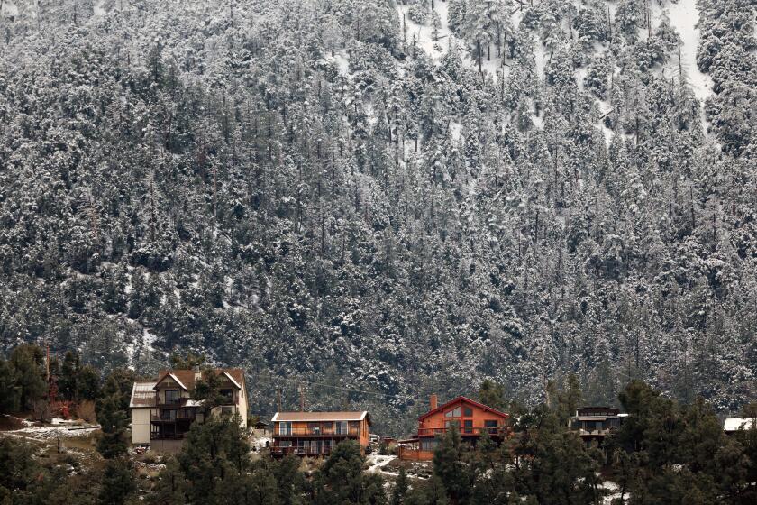 Pine Mountain Club, California March 7, 2024-A view of homes in Pine Mountain Club, California. (Wally Skalij/Los Angeles Times)