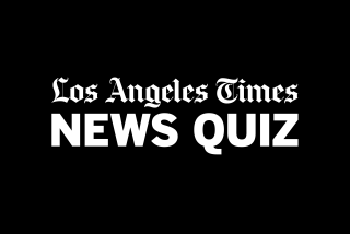 Los Angeles Times News Quiz logo