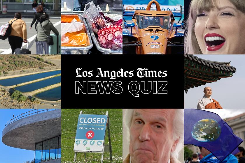A mix of photos from this week's news quiz