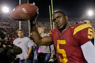 FILE - In this Nov. 19, 2005, file photo, Southern California tail back Reggie Bush.