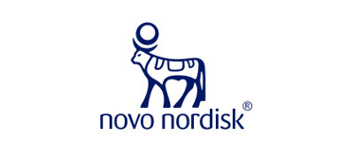 Novo Nordisk logo.