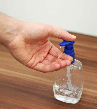 gel hand sanitizer