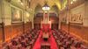 Learn about the roles of three components of the Canadian Parliament—the monarch, the Senate, and the House of Commons—in English or French