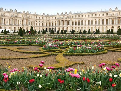 The gardens at the Palace of Versailles in France were designed by Andre Le Notre.