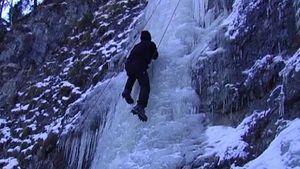 What is ice climbing?