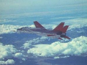 Observe F-14 Tomcat taking a spin test at NASA's Dryden Flight Research Center at Edwards Air Force Base