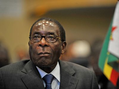 Robert Mugabe, president of Zimbabwe, attends the 12th African Union Summit Feb. 2, 2009 in Addis Ababa, Ethiopia.