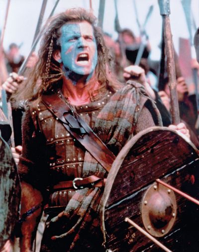 Mel Gibson in Braveheart