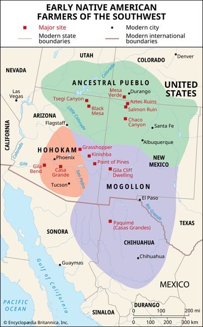 prehistoric farming cultures of southwestern North America