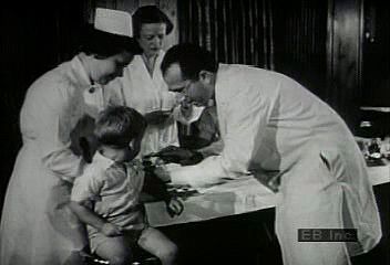 Watch archival footage of children with polio, and see Jonas Salk administerpolio vaccine as the nationwide immunization effort began