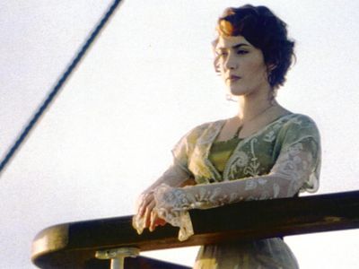 Kate Winslet in the motion picture "Titanic" (1997); directed by James Cameron. (Academy Awards, Oscars, cinema, film)