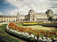 Extension of the Louvre, Paris, designed in the Second Empire style by L.-T.-J. Visconti and Hector Lefuel, 1852-57