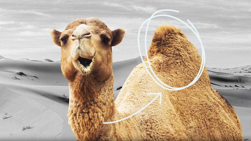Demystified: Do camels store water in their humps? No. They store fat that camels can use for nourishment. By concentrating fatty tissue in humps on their backs, camels&#39; bodies are less insulated, which helps regulate their body temperature.