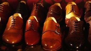 How are custom-made shoes crafted?