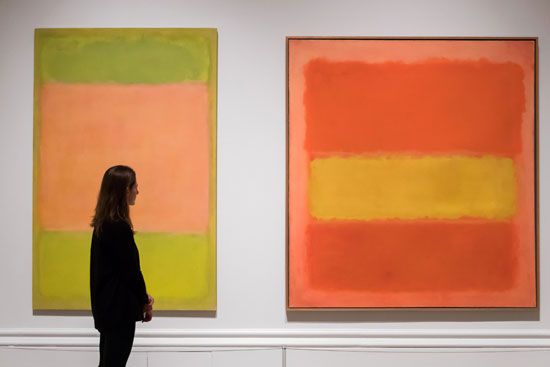 Mark Rothko: Untitled (1954) and Yellow Band (1956)