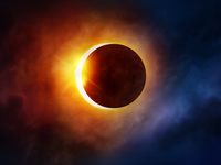 Solar Eclipse, Eclipse, Solar Flare, Outer Space, Astronomy