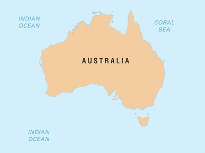 World Data Locator Map: Australia