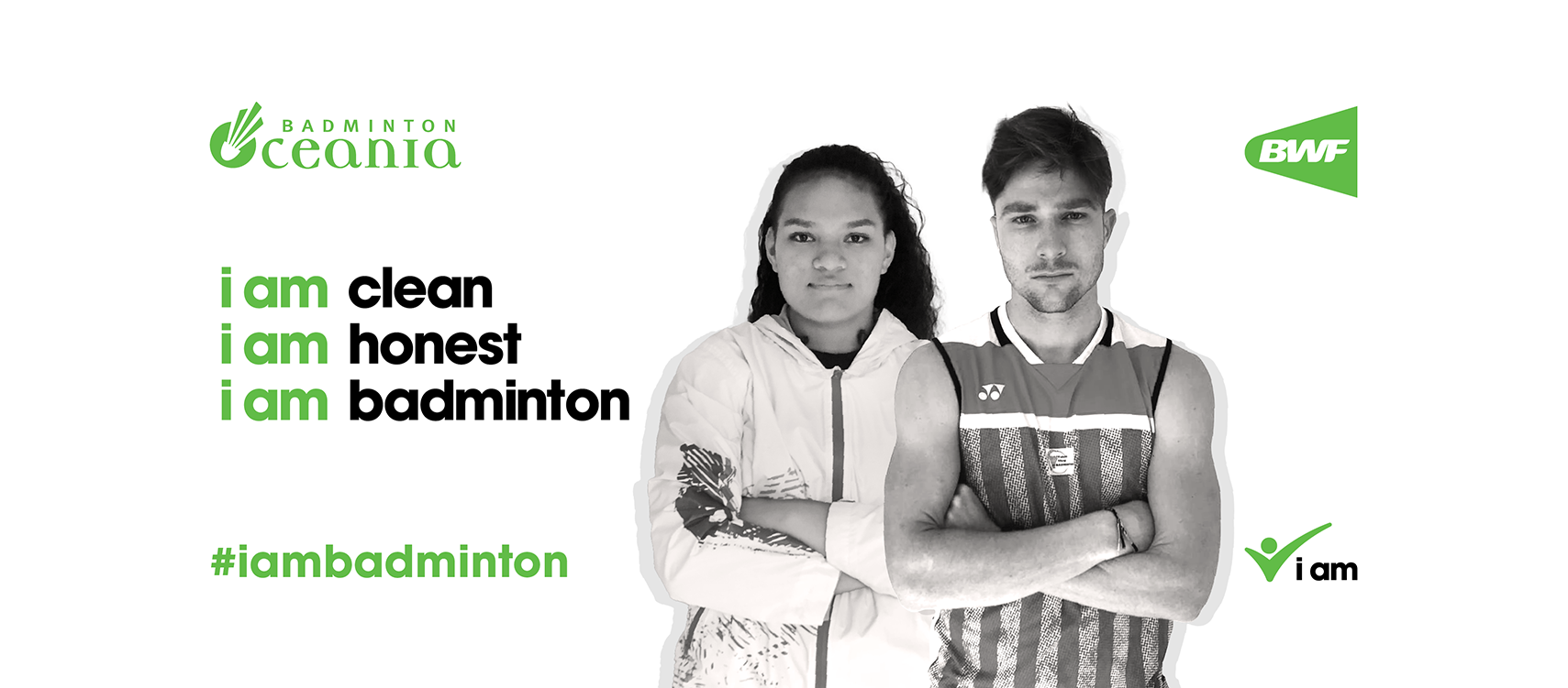 Pacific Games champions Rossi and Matauli join "i am badminton" campaign
