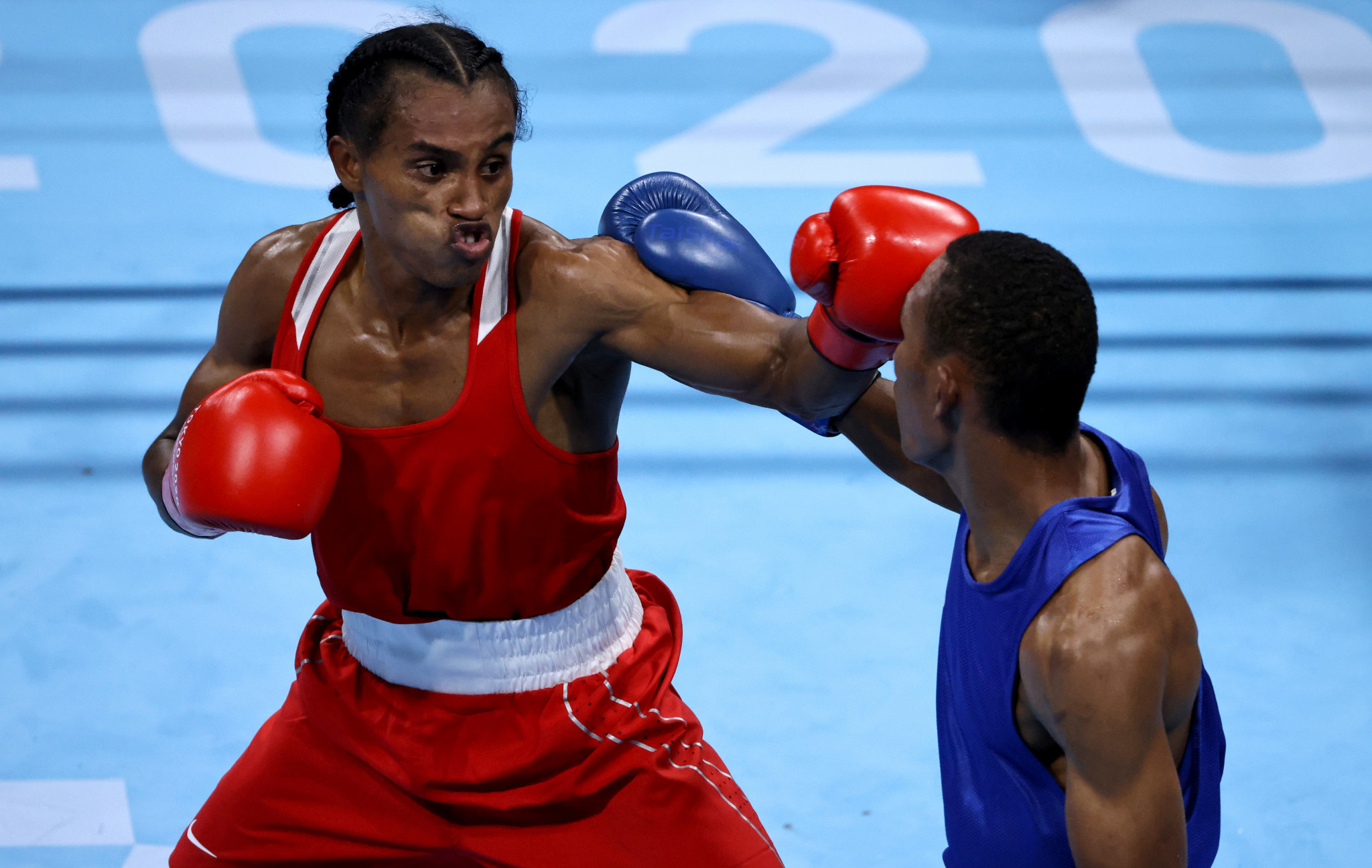 Keevin Allicock boxed at the Tokyo 2020 Olympic Games ©Getty Images