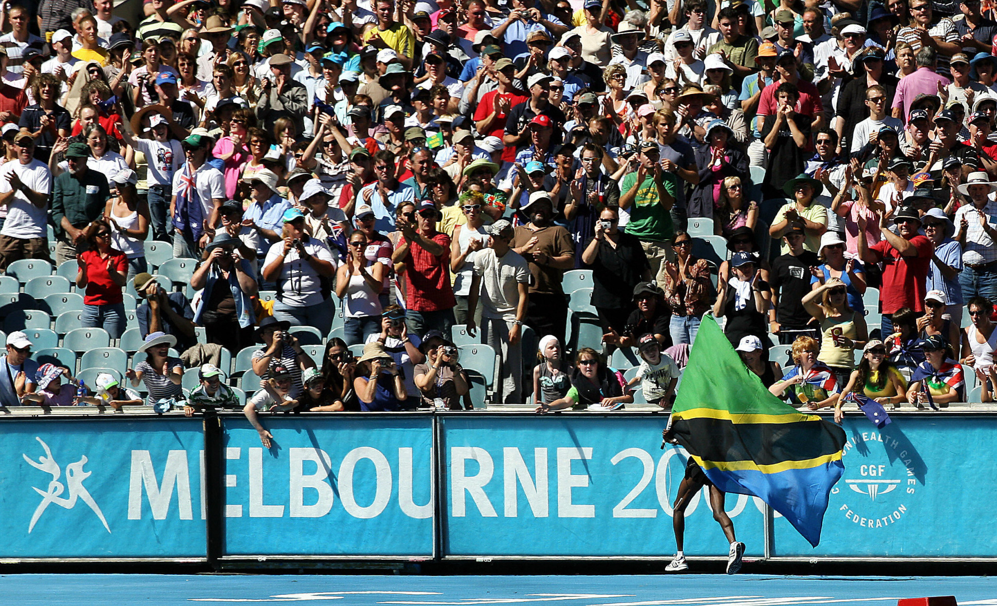 Samson Ramadhani won Tanzania's last Commonwealth Games medal - the gold in the men's marathon at Melbourne 2006 ©Getty Images