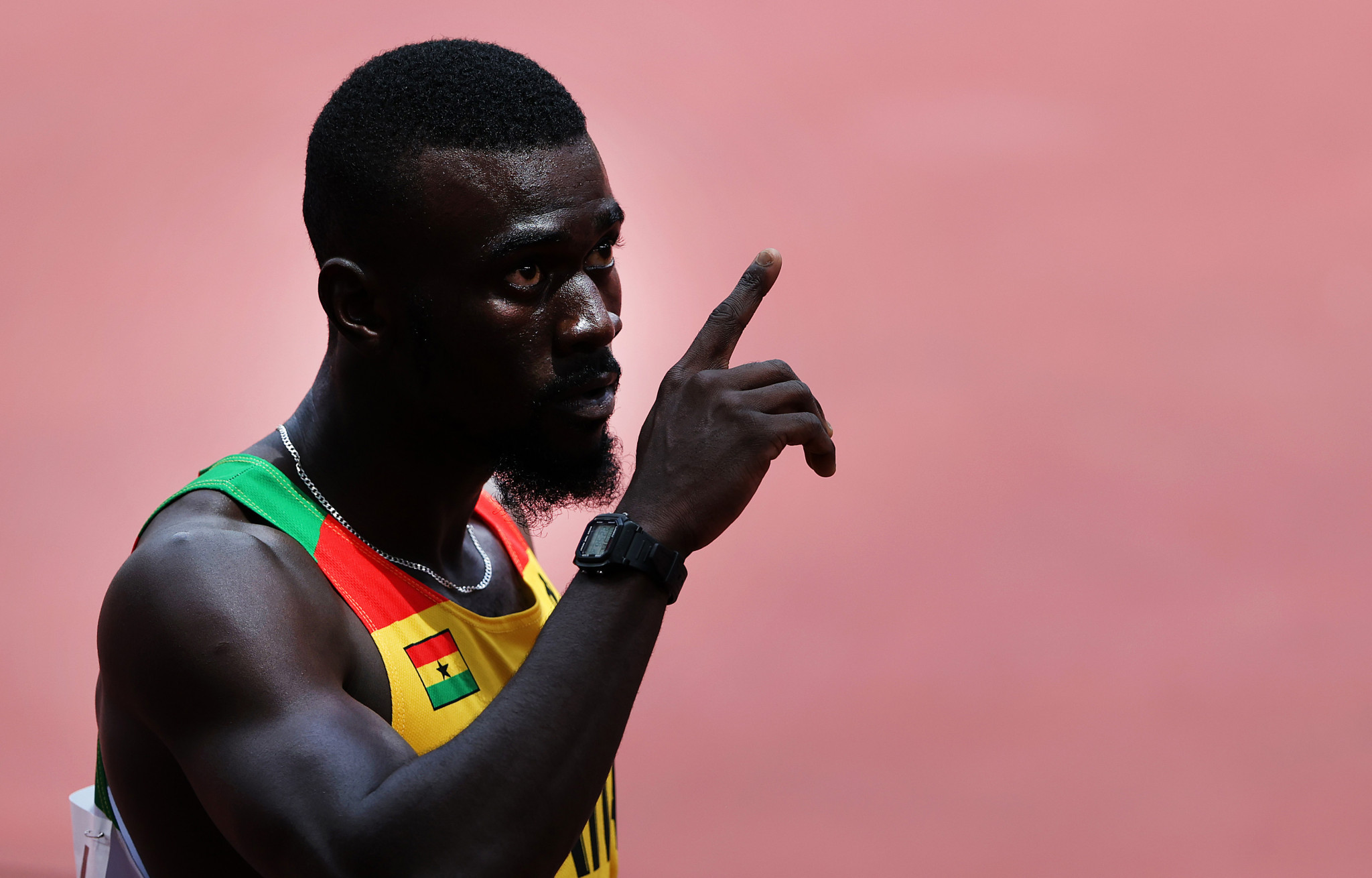  Joseph Amoah reached the Tokyo 2020 semi-finals in the 200 metres ©Getty Images
