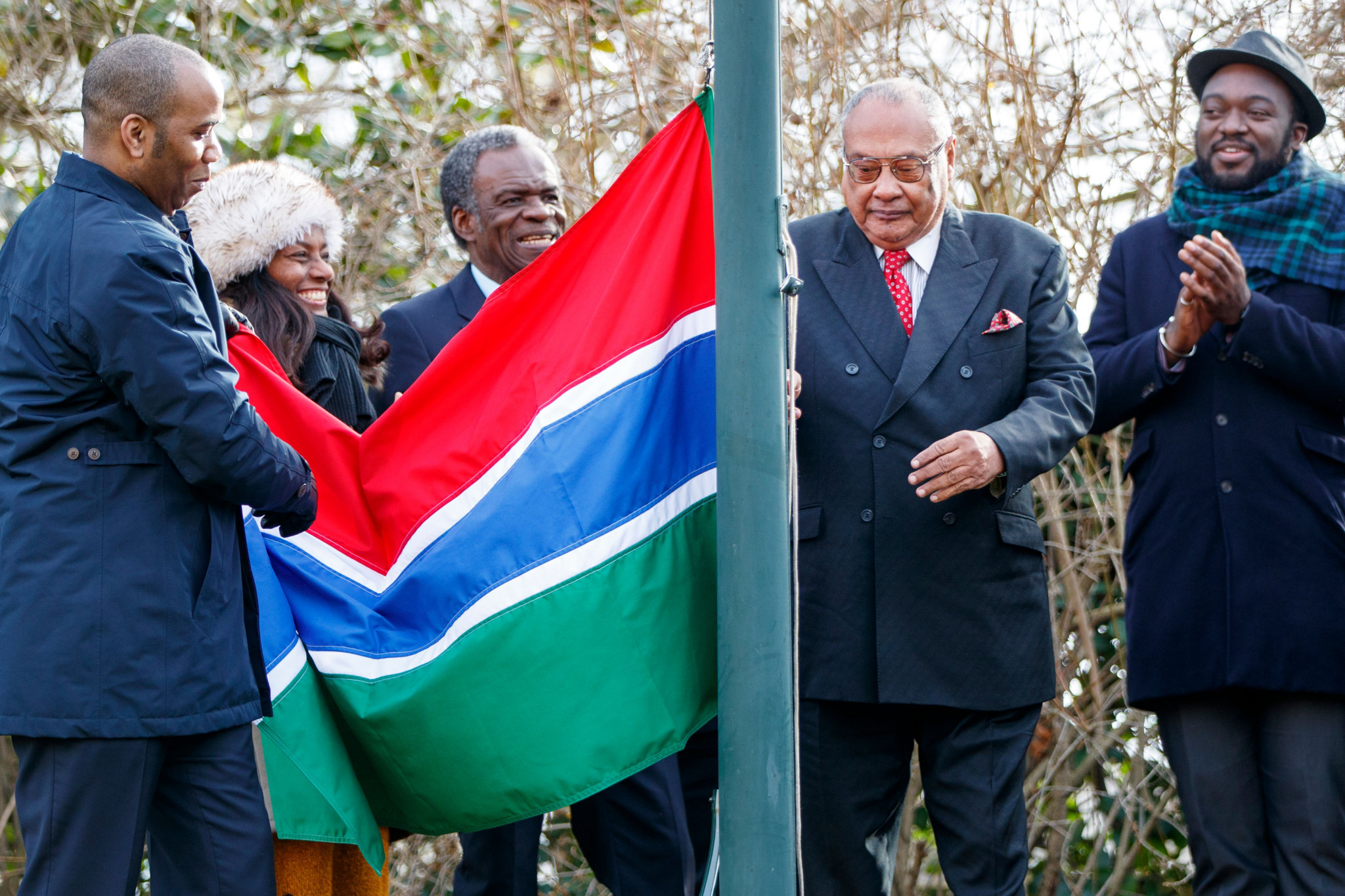 A ceremony marking The Gambia's return to the Commonwealth of Nations in London ©Getty Images