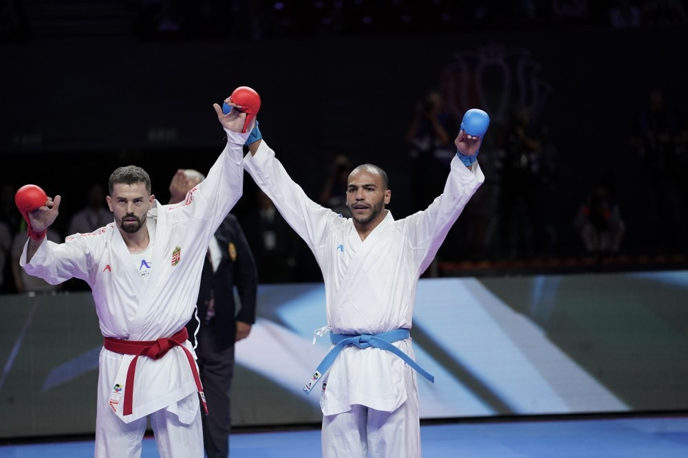 Hárspataki loses dramatic final as Ukrainian shuns Russian on podium at Karate World Championships
